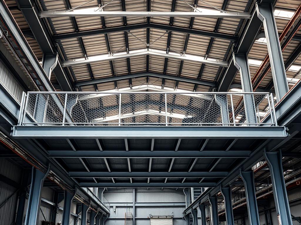 Warehouse steel mezzanine floor